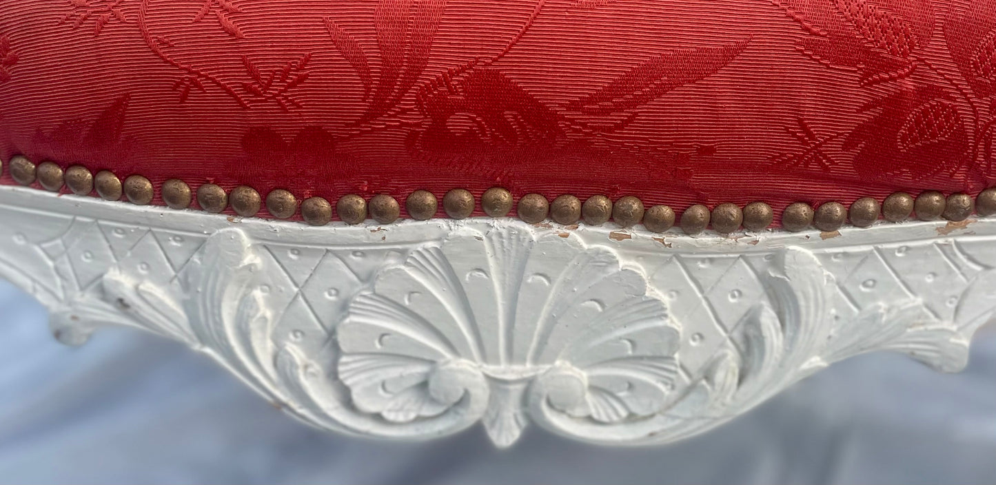 French Brocade Louis XV Armchair