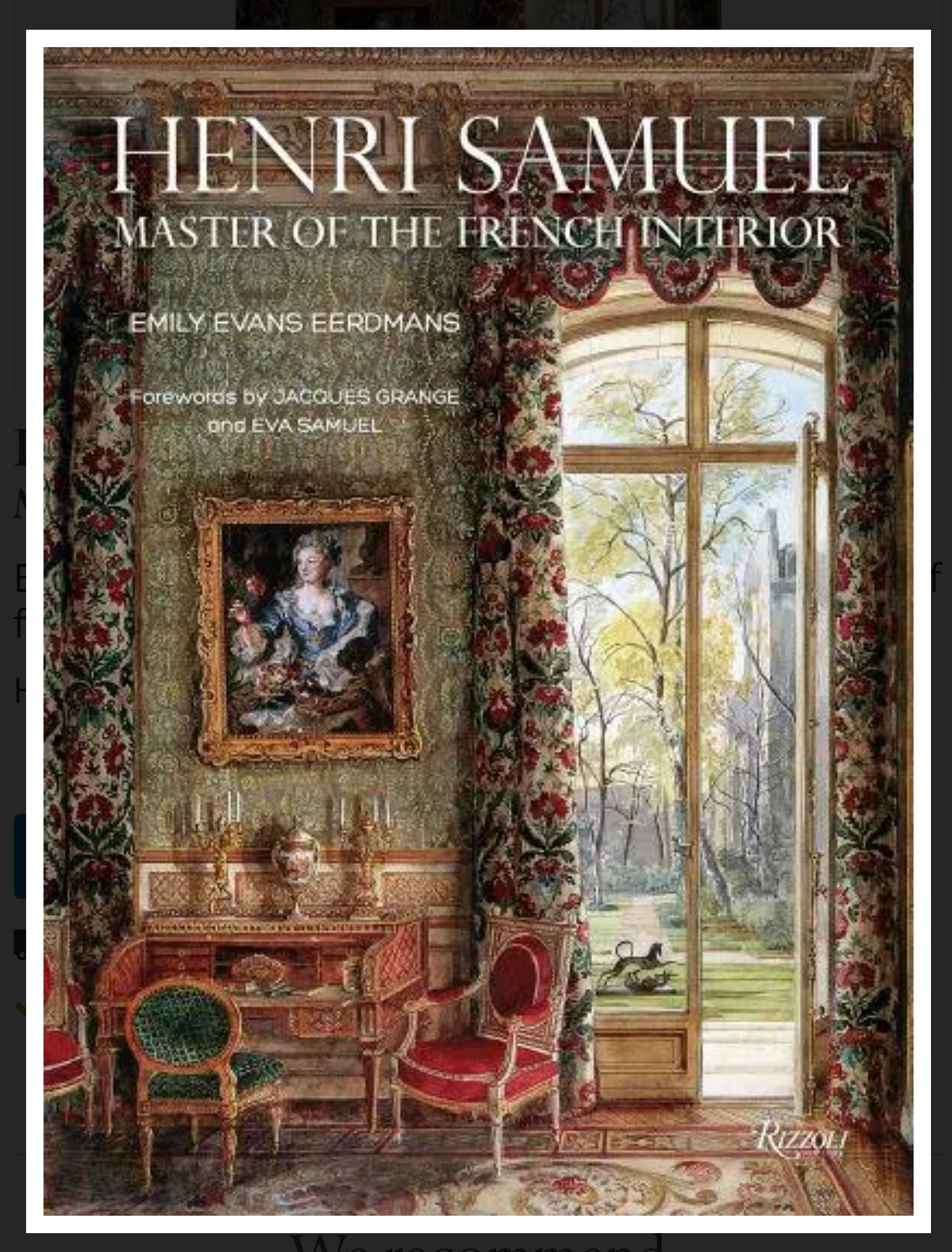 HENRI SAMUEL: MASTER OF THE FRENCH INTERIOR