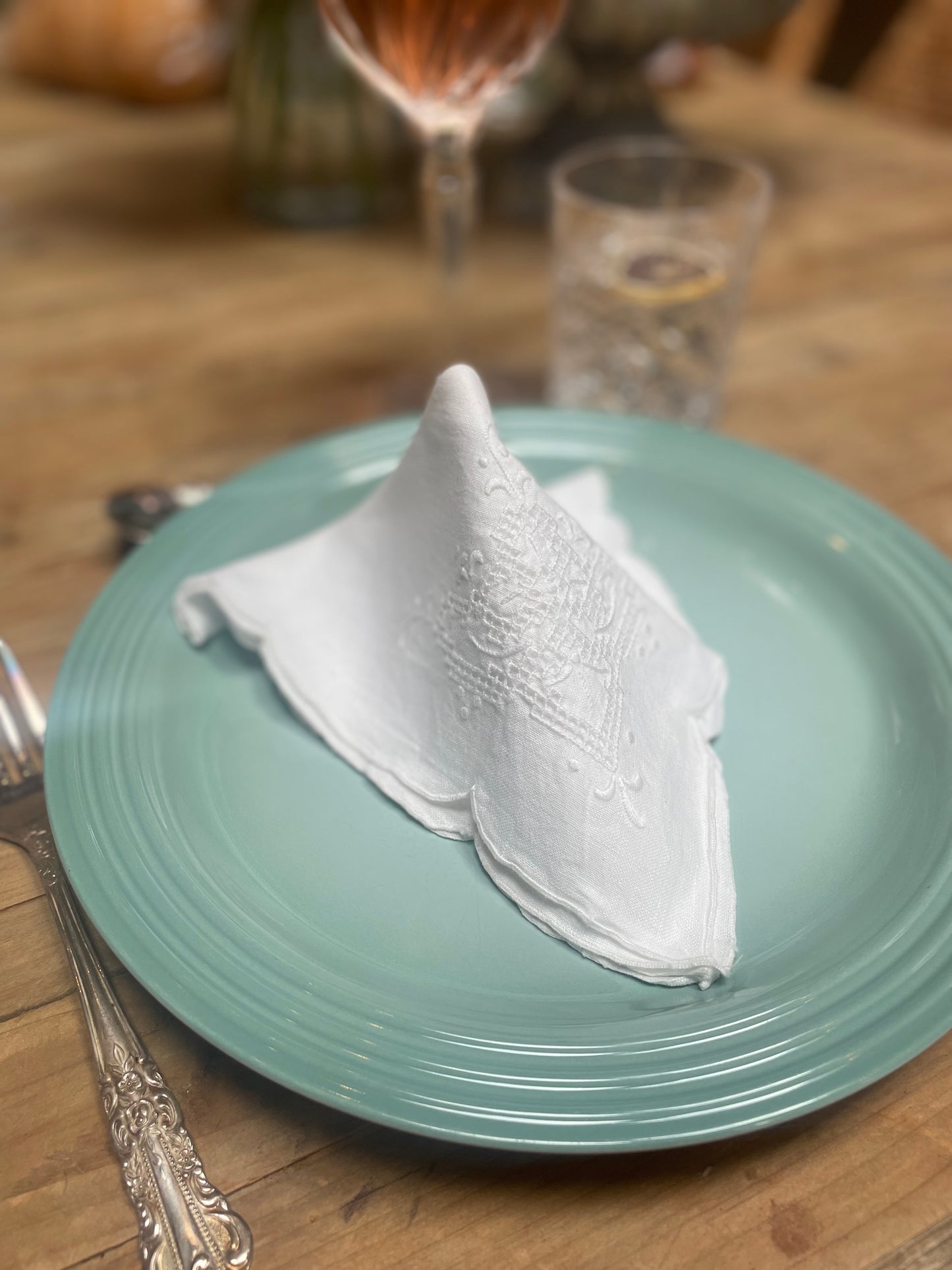 Vintage Cutwork Napkins set of 12