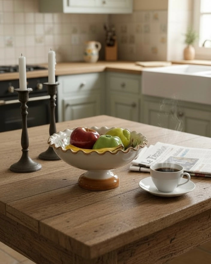 Vintage Italian Bowl 'Gallo Verde'