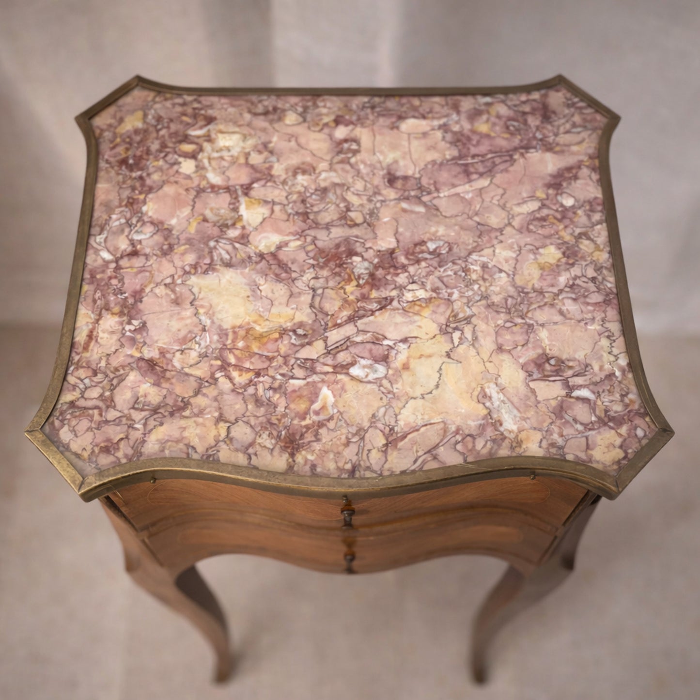 French Pair 'Chevet' Bedside Tables