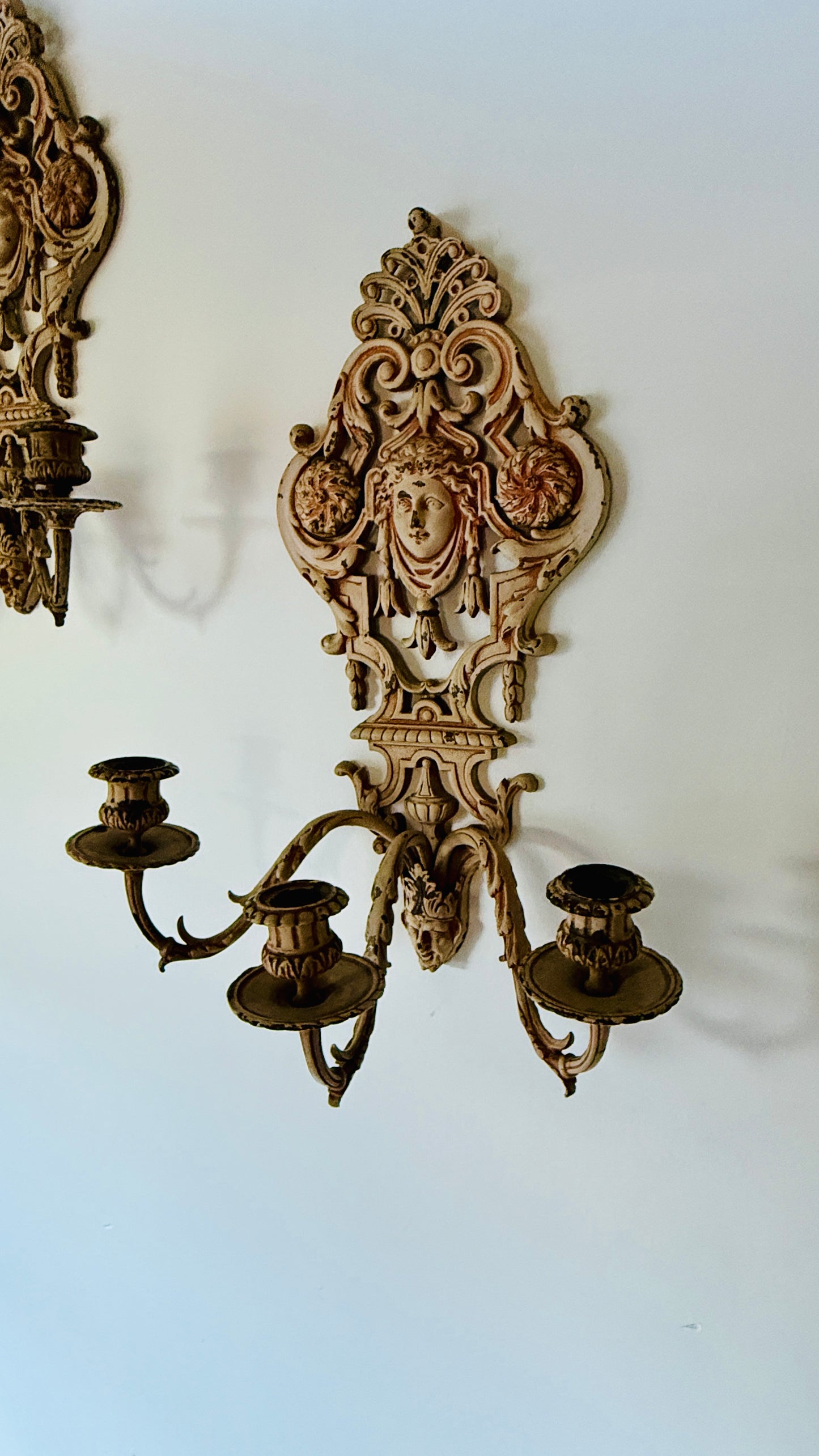 19th Century Bronze Sconces