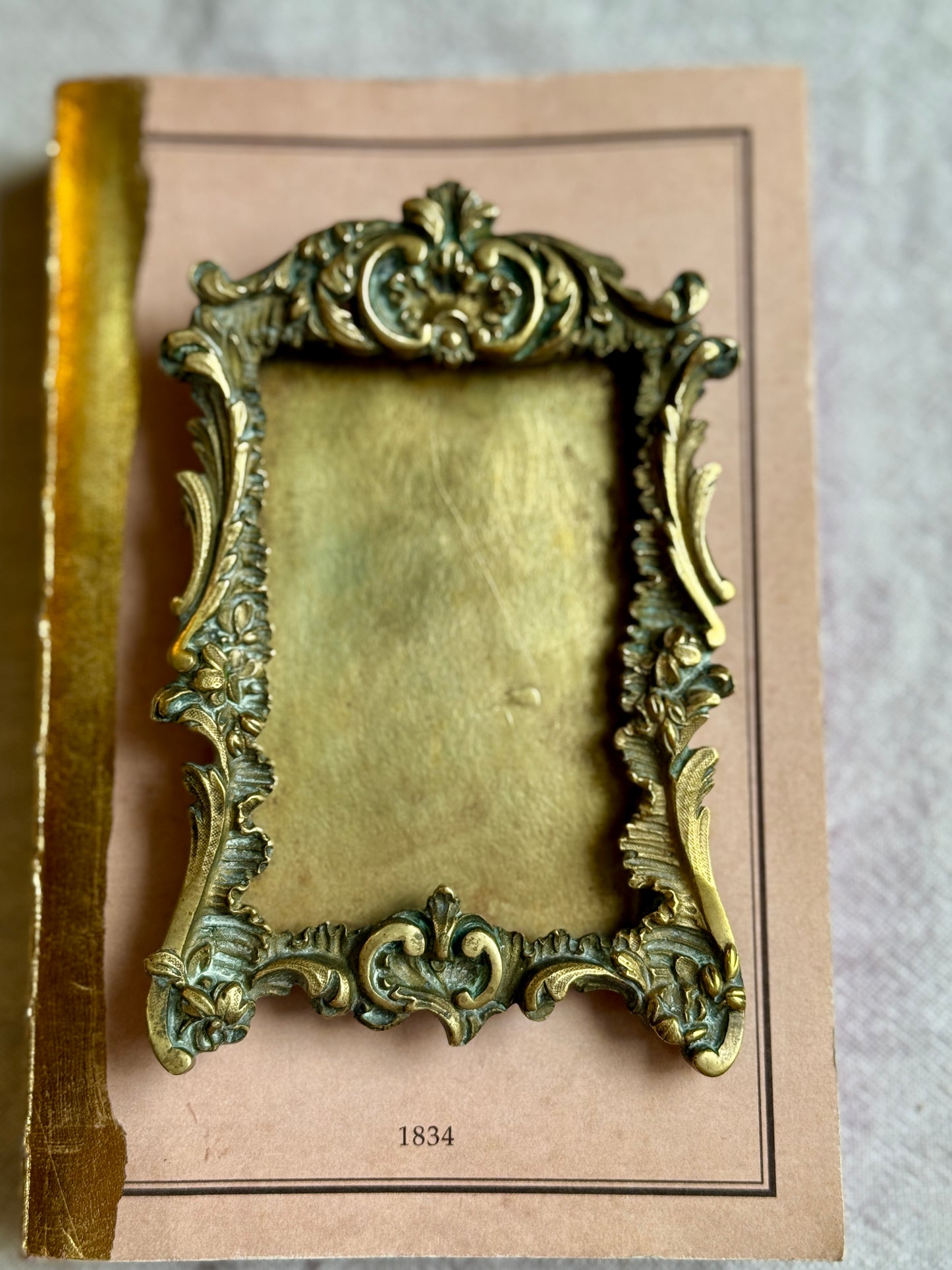 French Antique Brass Frame