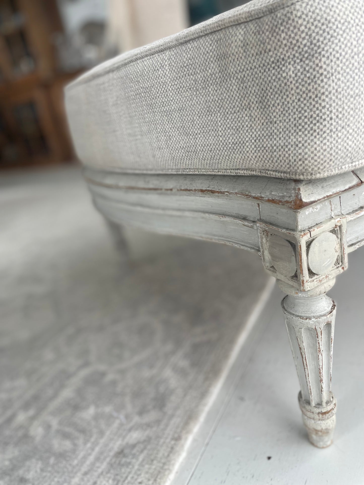 Antique French Chaise-Duchesse Buse`