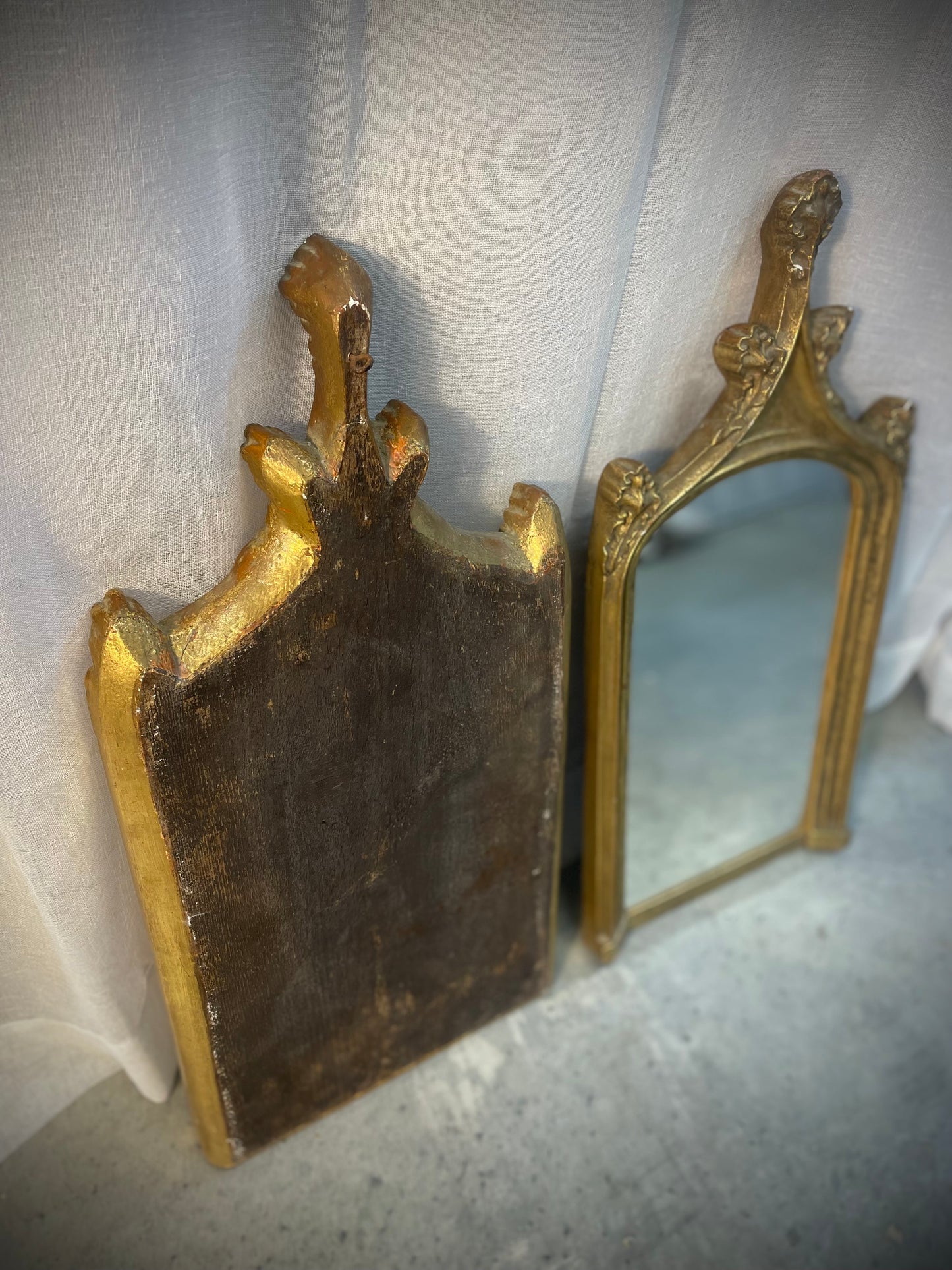 Louis XVI Gilded Wood Mirrors