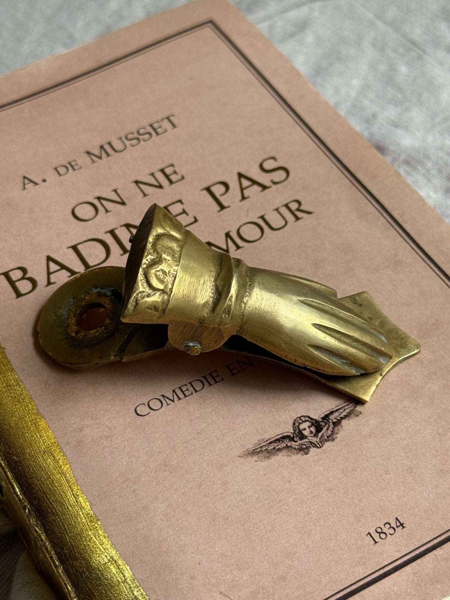 French Brass Paper Clip