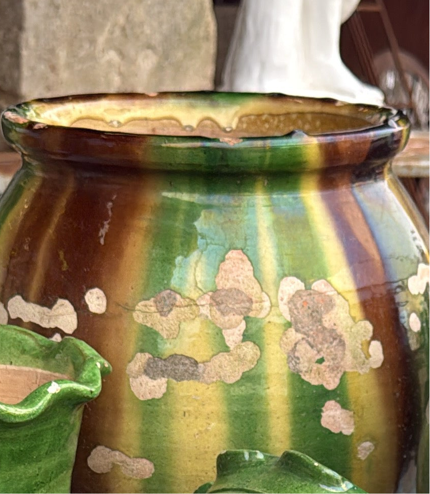Provençal Green Glazed 19th Century Collection Pottery