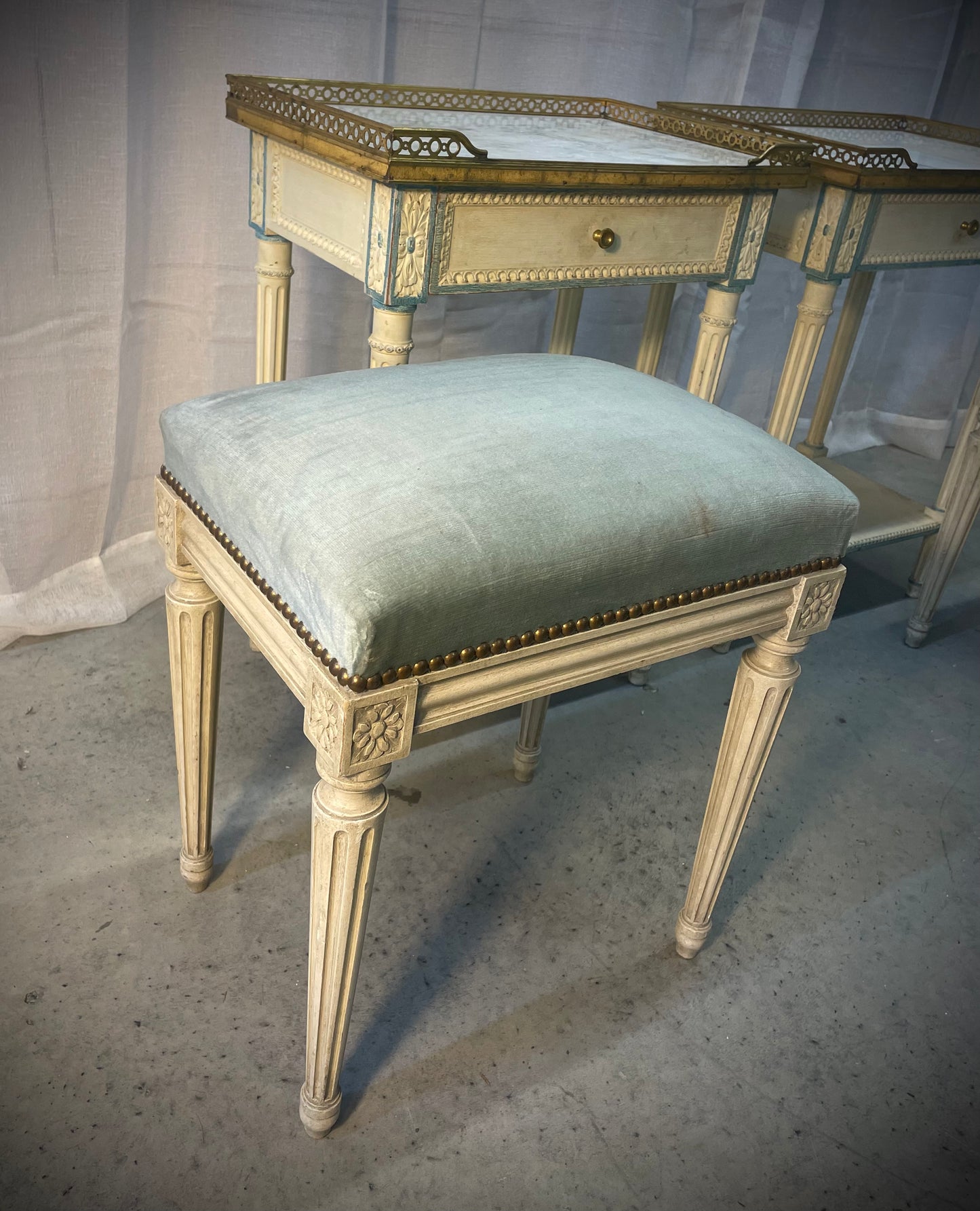 French 19th Century Louis XVI Stools Set