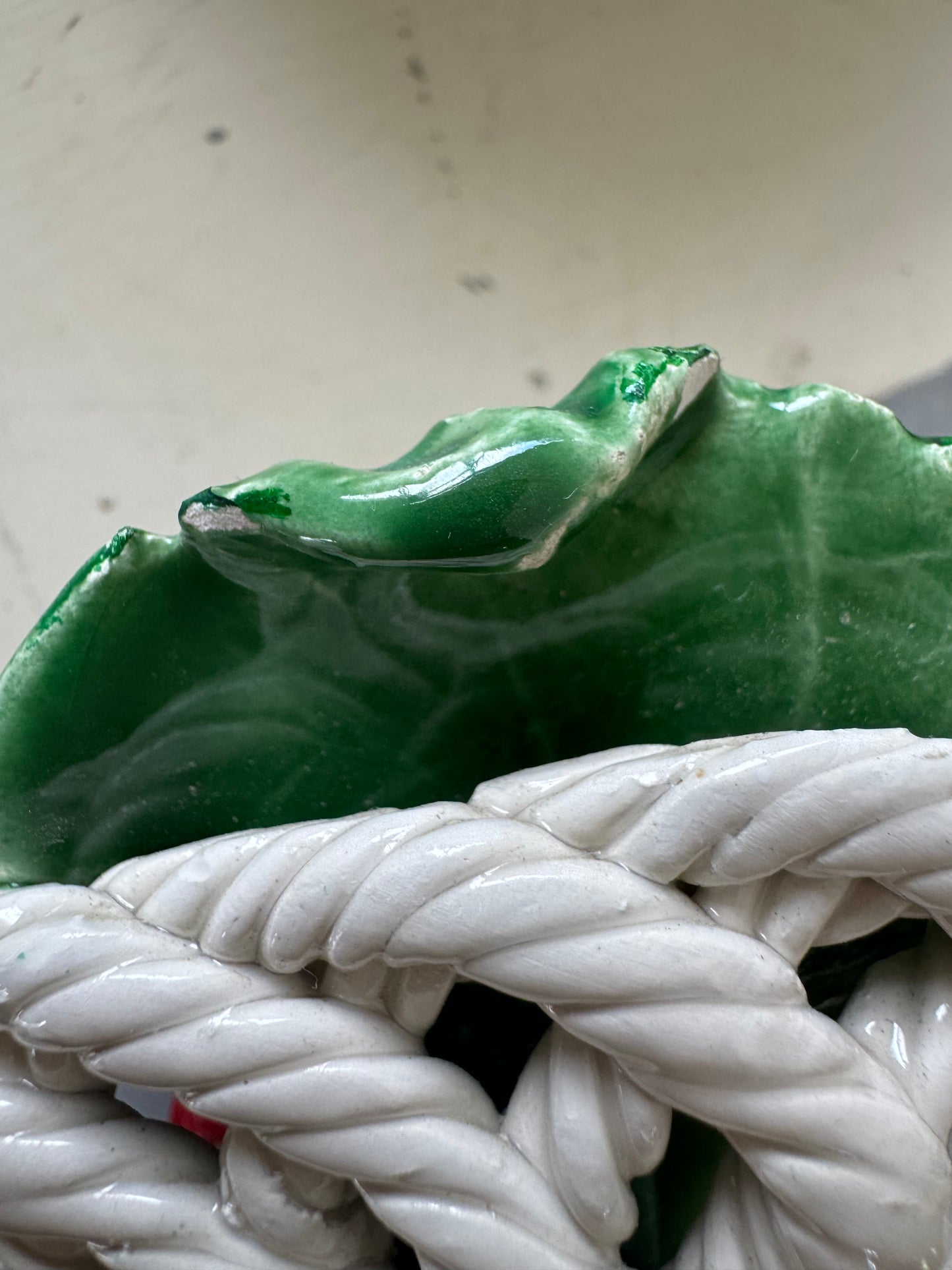 Vintage Italian Majolica Mixed Fruit Bowl