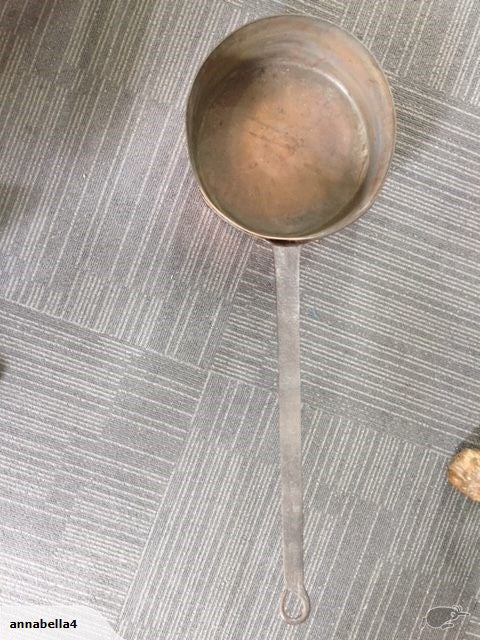 Set of 4 Copper Saucepans