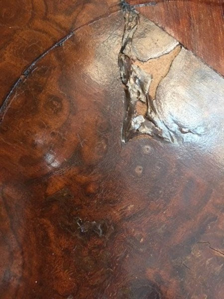 Italian Burr Walnut Credenza