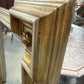 Mid Century Italian Gilt Mirror — Architectural Form