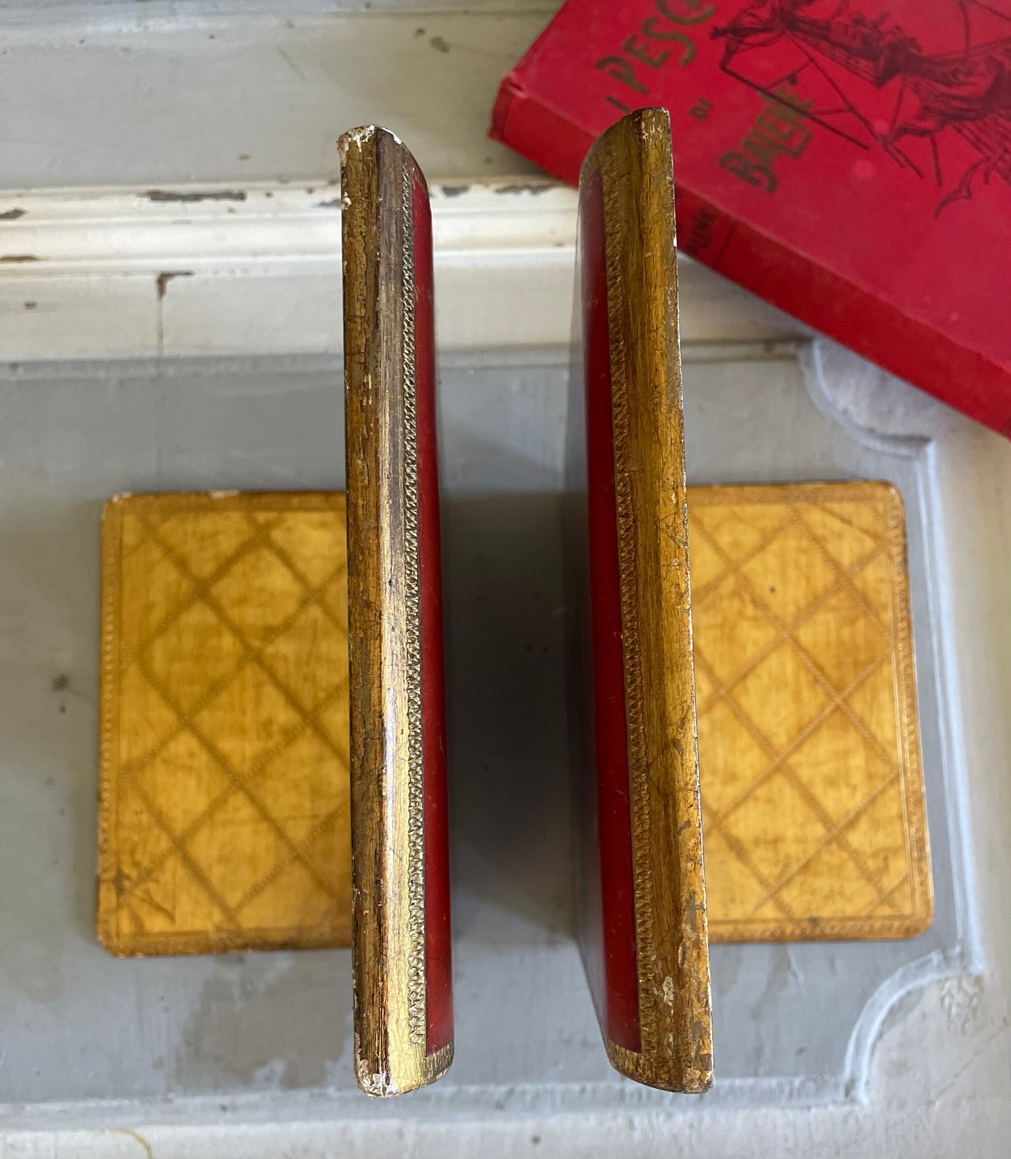 Florentine Gilded Bookends