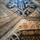 Antique French Sourced Wool Runner — c.1900–1920 | 5.0m Indigo Botanical Motif
By