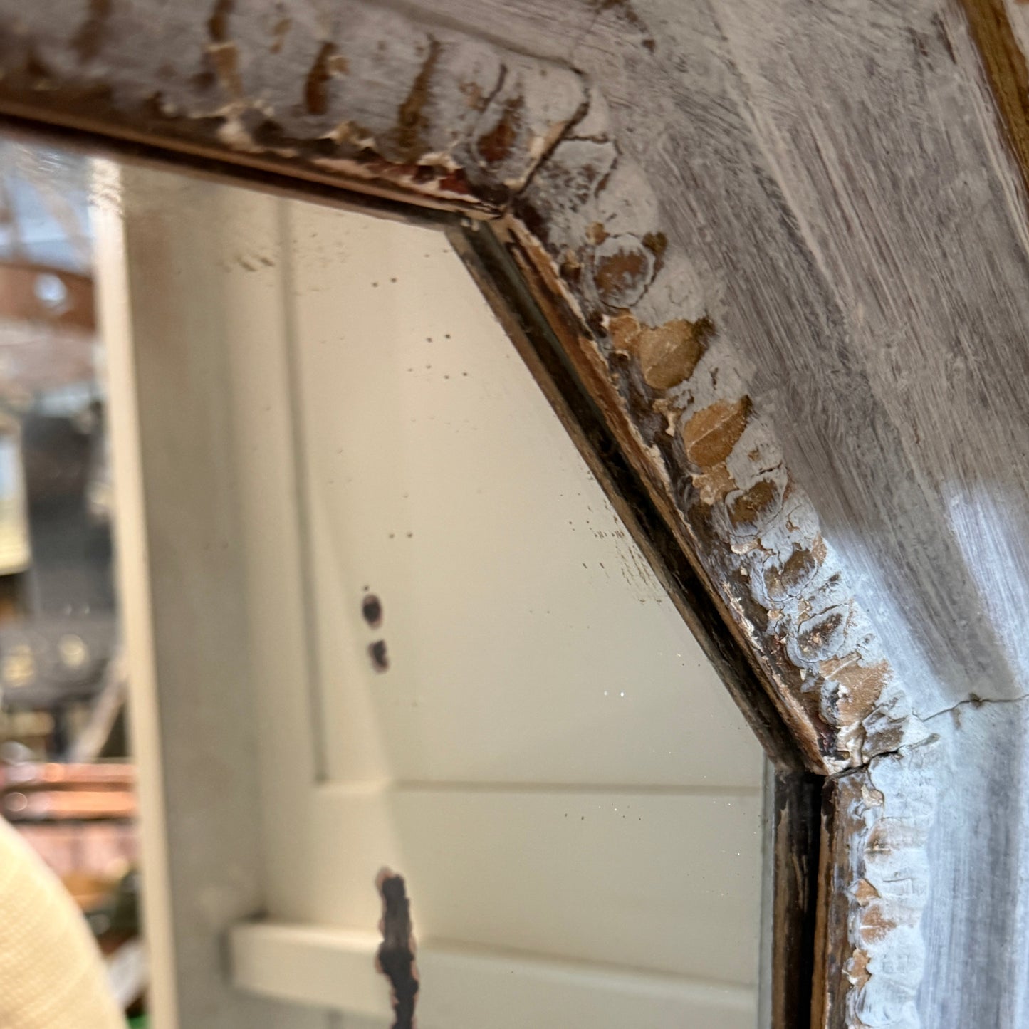 Italian Antique Octagonal Mirror | Late 19th Century