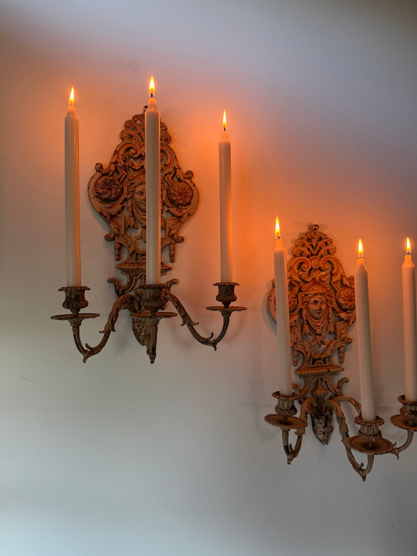 19th Century Bronze Sconces