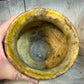 19th Century French Confit Pot Small - Yellow Glazed Rustic Earthenware Vessel