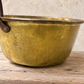 Large Vintage French Preserving Bowl in Brass & Iron.