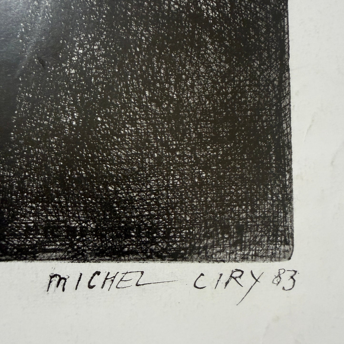 Original French Exhibition Poster — Michel Ciry, Estampes Récentes (1983)
