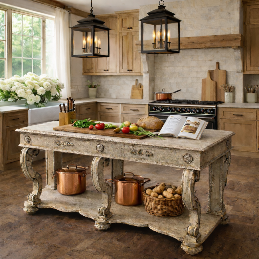 19th Century Italian Pine Console