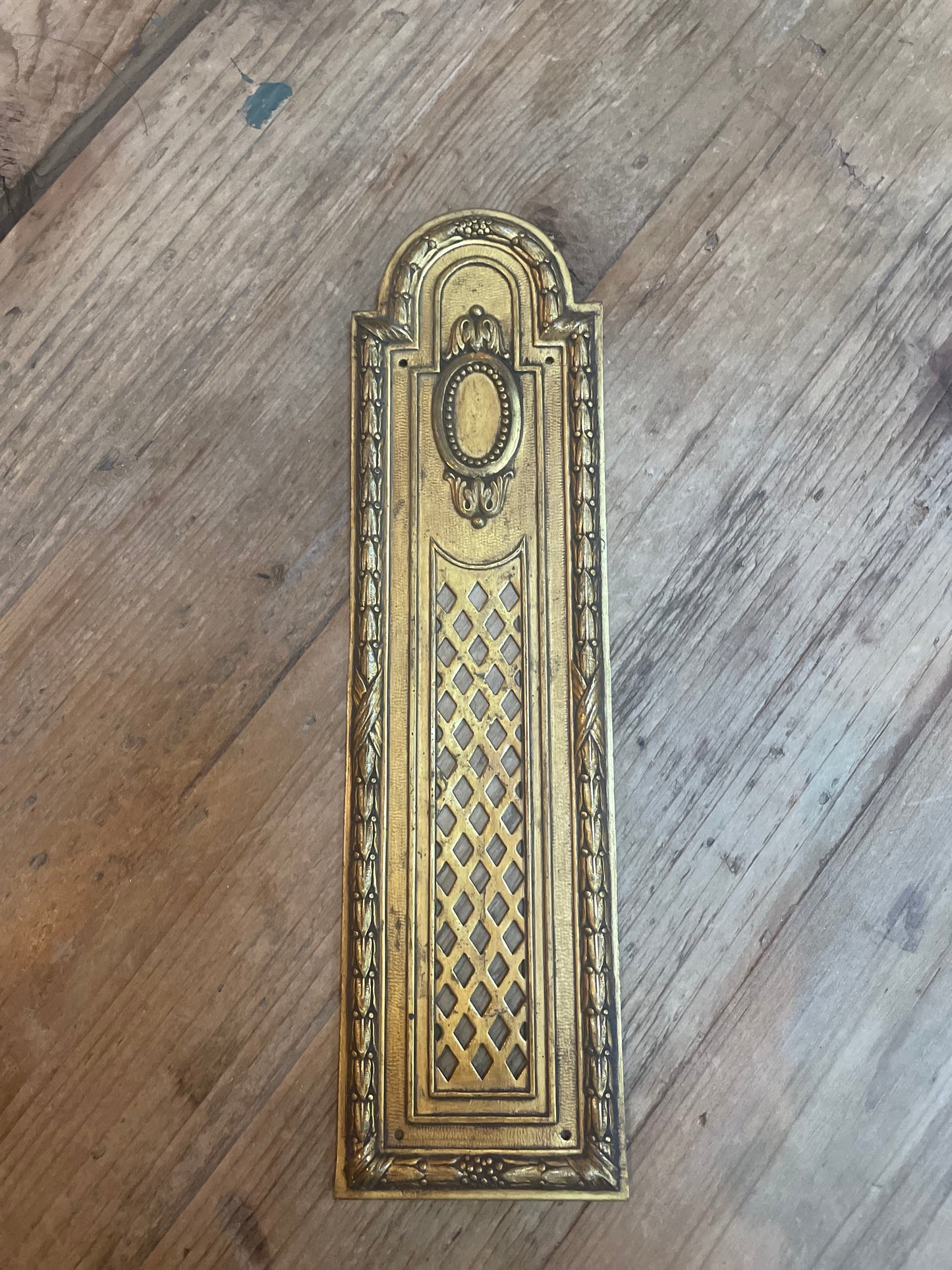 Italian Brass Door Push Plates