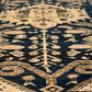 Antique French Sourced Wool Runner — c.1900–1920 | 5.0m Indigo Botanical Motif
By