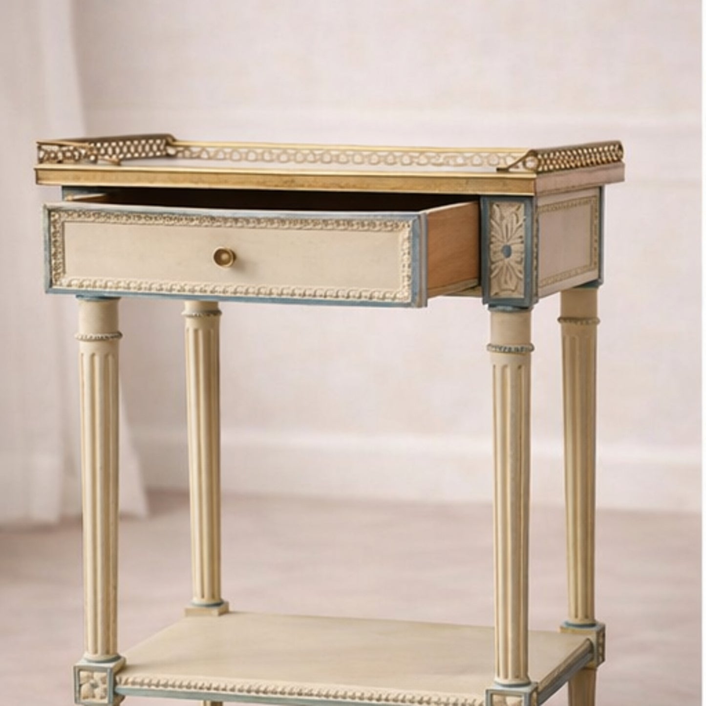 Antique French 19th Century Louis XVI Style Bedside Tables