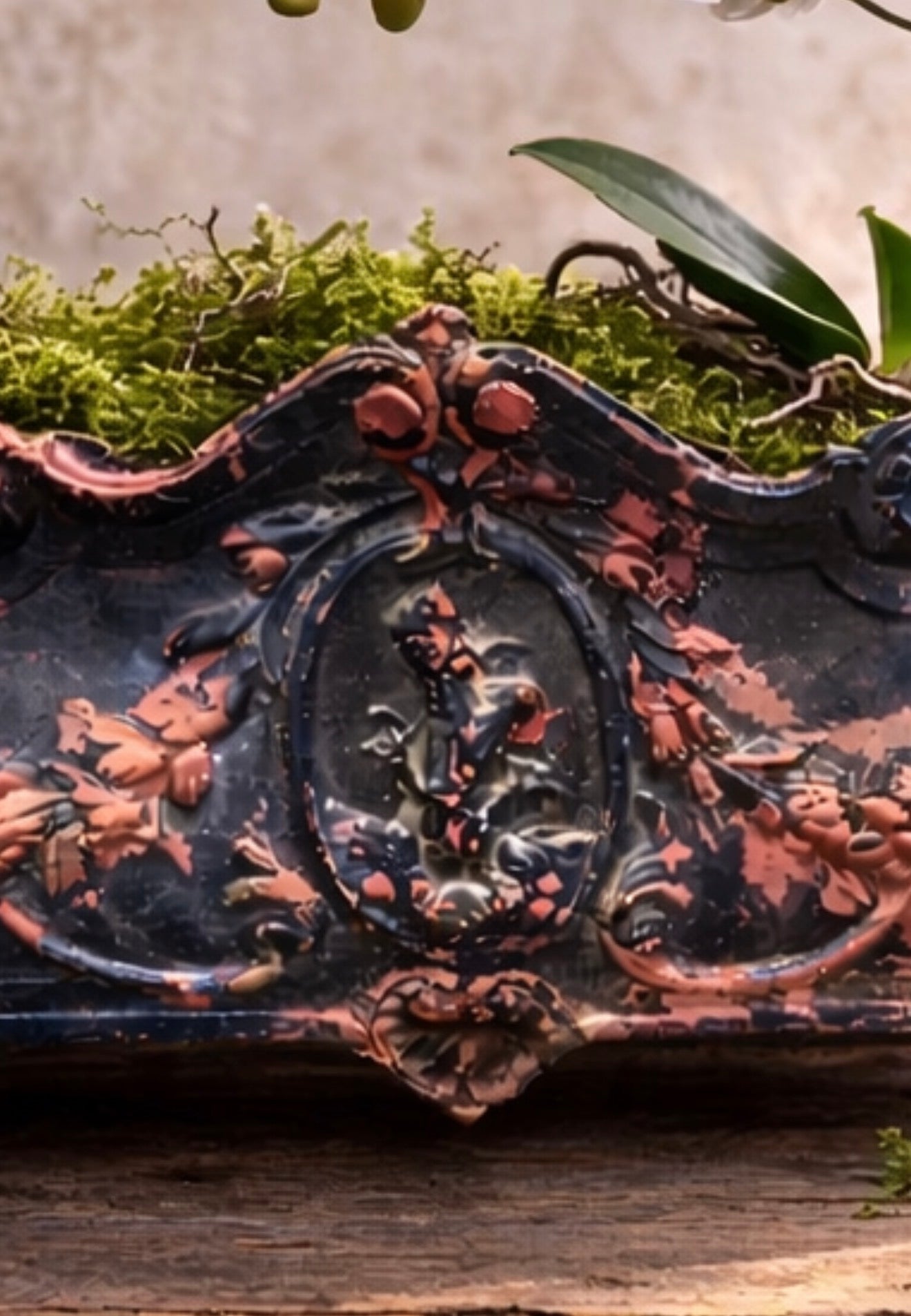 Large Antique French Cast Iron Jardinière Planter – Napoléon III