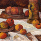 Mid Century Italian Still Life Oil on Canvas | Fruit, Jug & Drapery