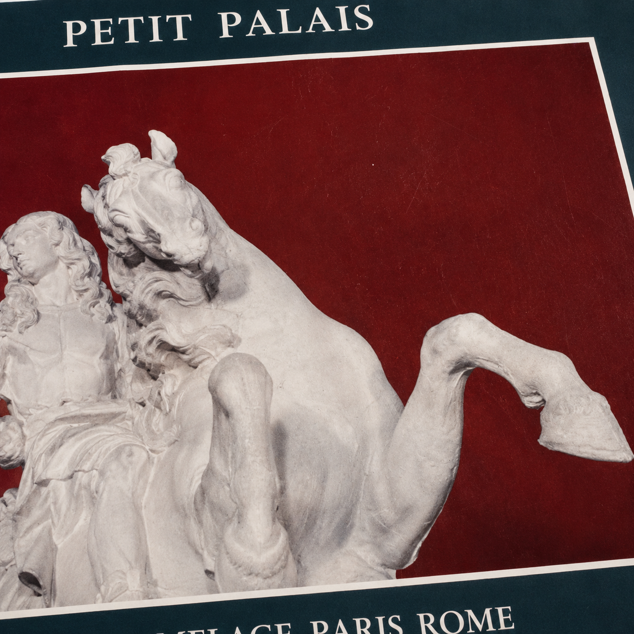 Original French Exhibition Poster — Rome à Paris, Petit Palais (1968)