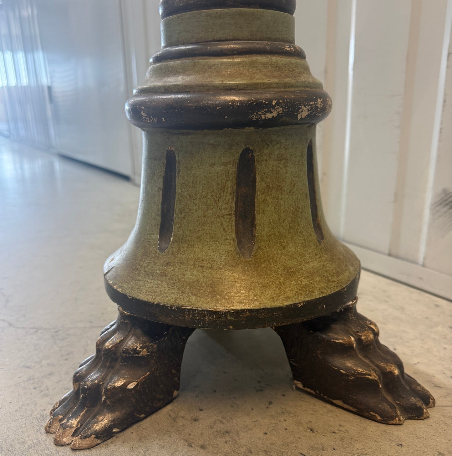 Hand-Carved Italian Torchère Floor Candlestick
Italy, Late 19th Century