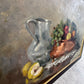 Italian Still Life — Fruit in Copper Vessel, mid 20th Century