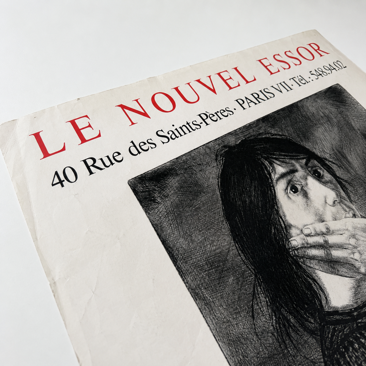 Original French Exhibition Poster — Michel Ciry, Estampes Récentes (1983)