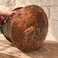 Antique Copper Pot with Iron Swing Handle