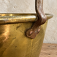 Large Vintage French Preserving Bowl in Brass & Iron.