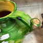 19th Century French Green Glazed Cruche | Antique Jug
