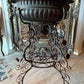 Antique Italian Black Iron Braciere