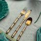 Brass 36 piece Cutlery Set