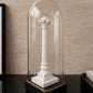 dome on a wooden surface. Antique French glass dome large oval