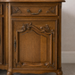 Grand Provincial French Oak Louis XV Style Sideboard with Parquetry Top