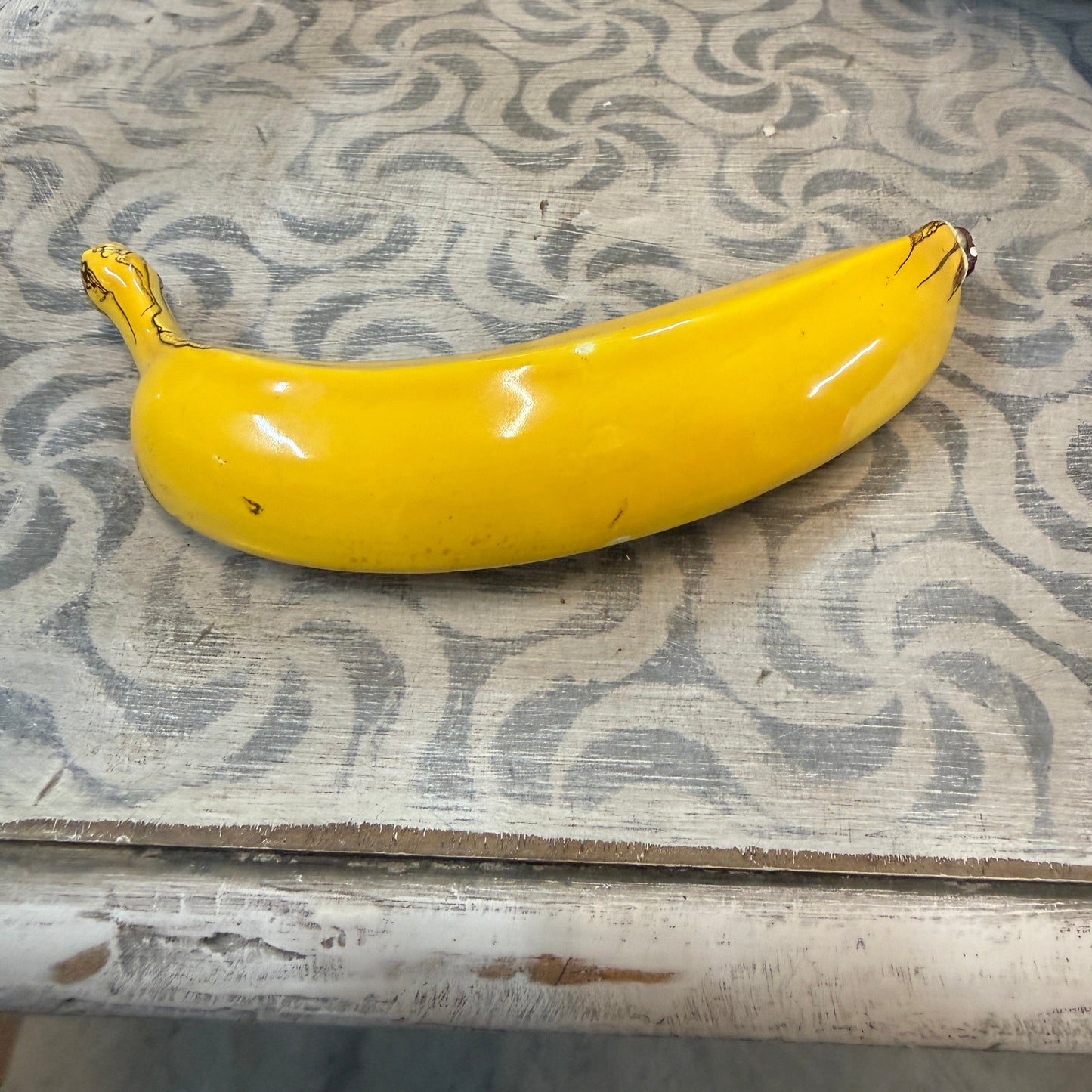 Vintage Italian Ceramic Fruit Set (c.1980s) | Apple, Lemon & Banana