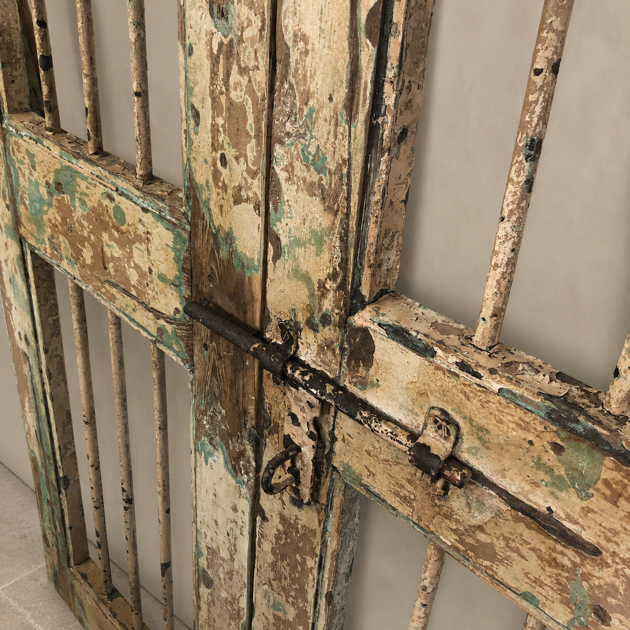 Antique Indian Courtyard Doors | 19th Century