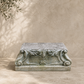 Italian Inspired Large Crushed Marble Plinth