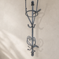 Mid Century Italian Wrought Iron Hall Rack