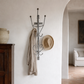 Mid Century Italian Wrought Iron Hall Rack