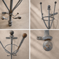 Mid Century Italian Wrought Iron Hall Rack