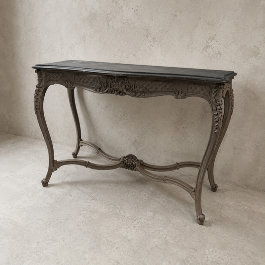 Vintage French Rococo Revival Console Table
