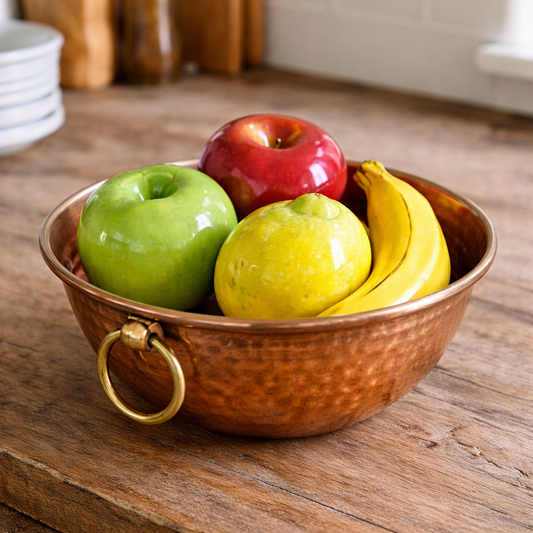 Vintage Italian Ceramic Fruit Set (c.1980s) | Apple, Lemon & Banana