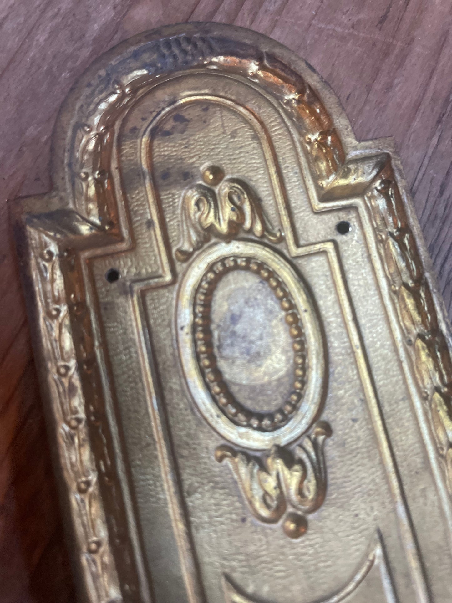 Italian Brass Door Push Plates