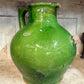 19th Century French Green Glazed Cruche | Antique Jug